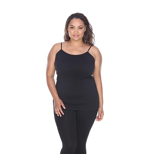 Plus Size White Mark Basic Camisole