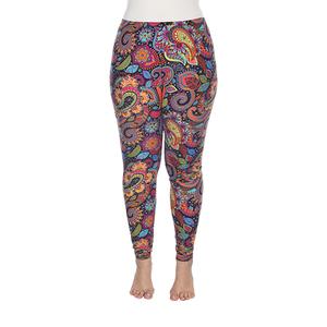 Plus Size White Mark Printed Leggings alternate view