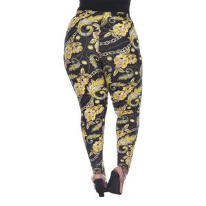 Plus Size White Mark(R) Novelty Leggings alternate view