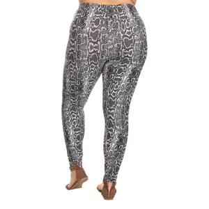 Plus Size White Mark(R) Snake Leggings alternate view