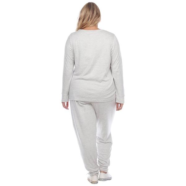 Plus Size White Mark 2pc. Lounge Set alternate view