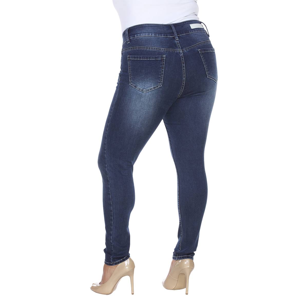 Plus Size White Mark(R) Super Stretch Denim Jeans
