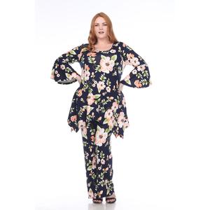 Plus Size White Mark 2pc. Head to Toe Floral Set