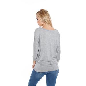 Womens White Mark Banded Dolman Center Marled Top alternate view
