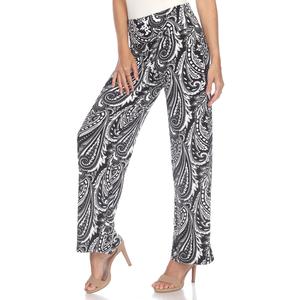 Womens White Mark Paisley Print Palazzo Pants alternate view
