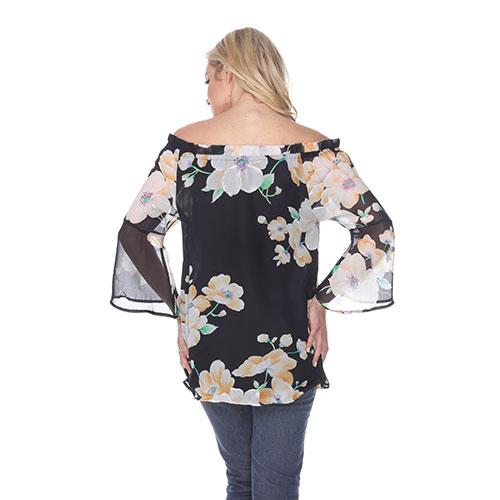 Womens White Mark Keola Off Shoulder Tunic alternate view