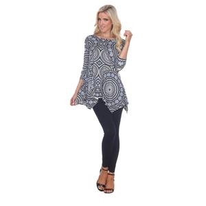 Womens White Mark Maji Bold Geometric Print Tunic alternate view