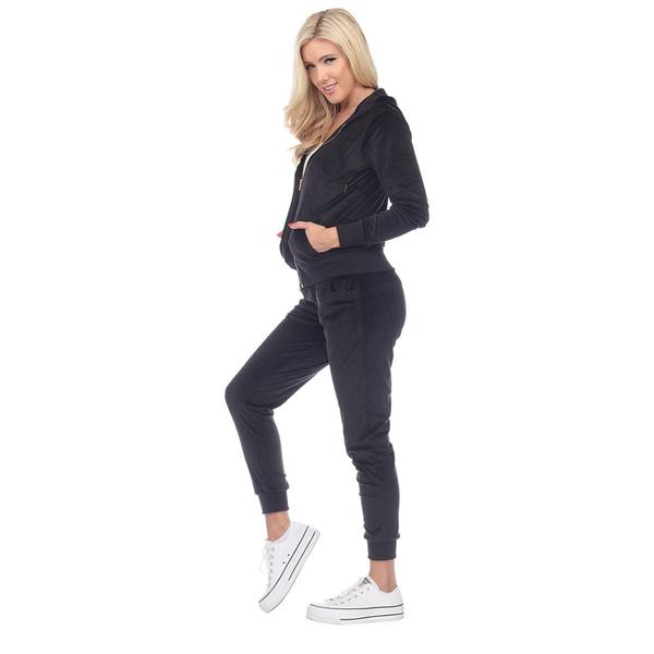 Womens White Mark 2pc. Velour Tracksuit Set alternate view