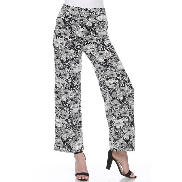Womens White Mark Floral Paisley Palazzo Pants