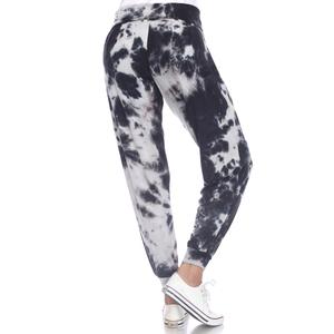 Womens White Mark Tie Dye Harem Joggers alternate view