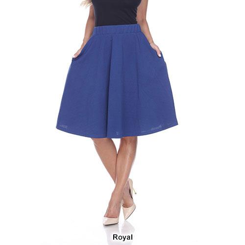 Womens White Mark Saya Flared Skirt alternate view