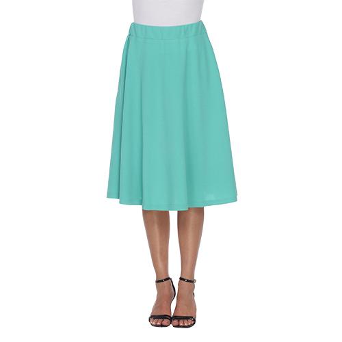 Womens White Mark Saya Flare Skirt