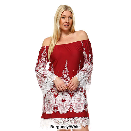 Plus Size White Mark Mya Dress