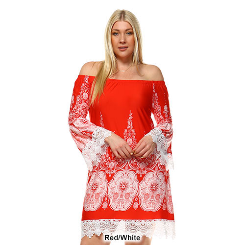 Plus Size White Mark Mya Dress