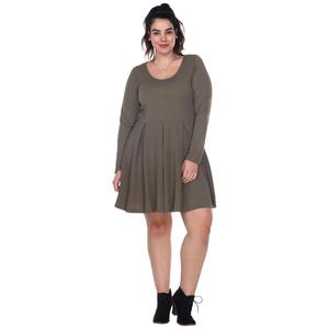 Plus Size White Mark Jenara Fit And Flare Dress