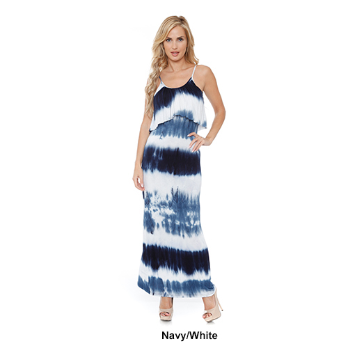 Womens White Mark Kalea Tie Dye Maxi Dress