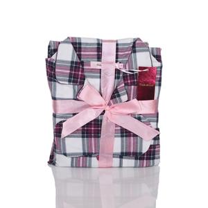 Womens White Mark 3 pc. Plaid Pajama Set alternate view