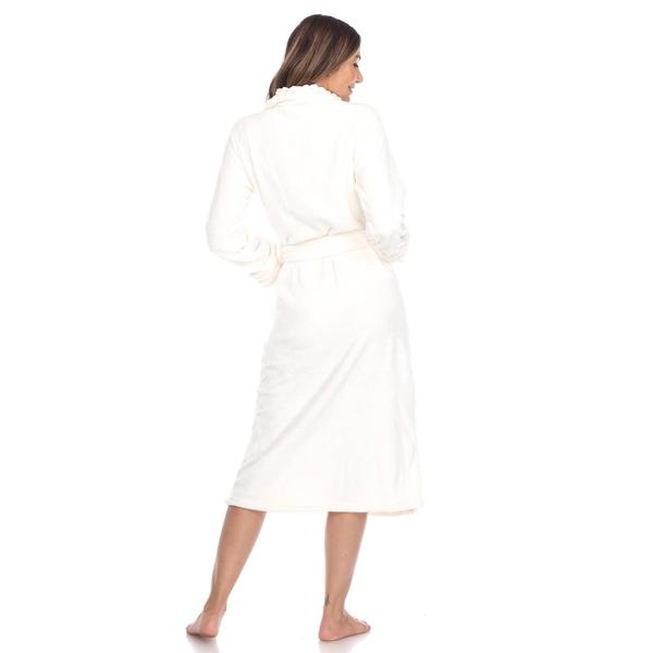 Plus Size White Mark Cozy Lounge Robe alternate view