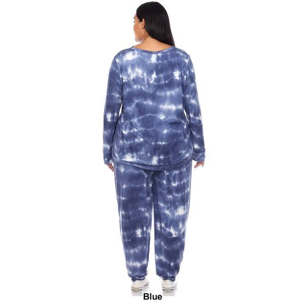 Plus Size White Mark 2pc. Tie Dye Pajama Set alternate view