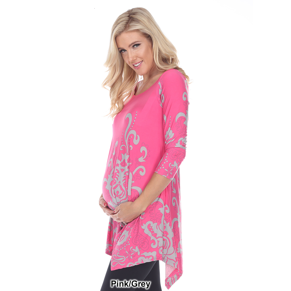 Womens White Mark Ganette Maternity Tunic