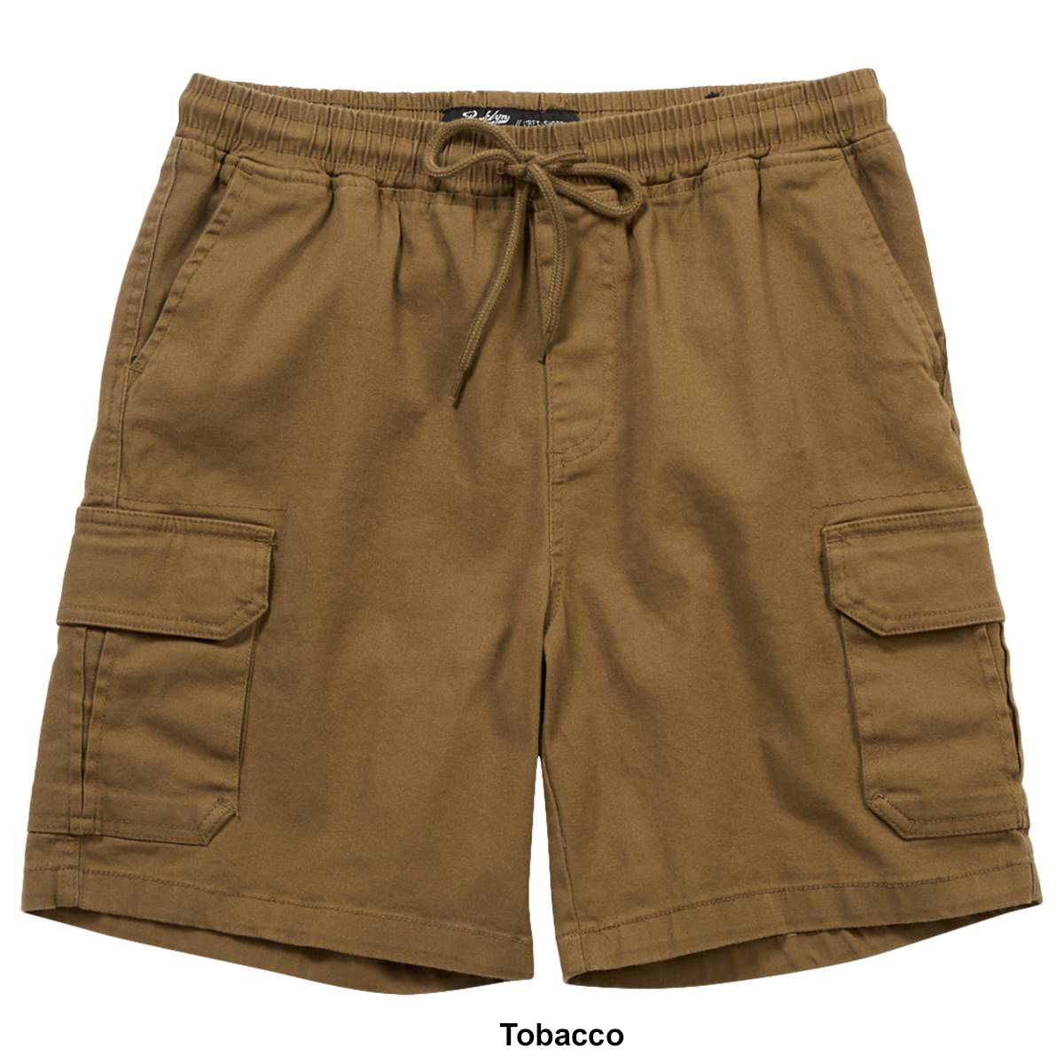 Young Mens Brooklyn Cloth(R) Elastic Waist Twill Cargo Shorts