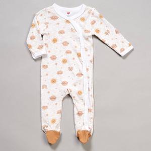Baby Unisex (NB-9M) Mini Hop Marled Space Footie Pajamas