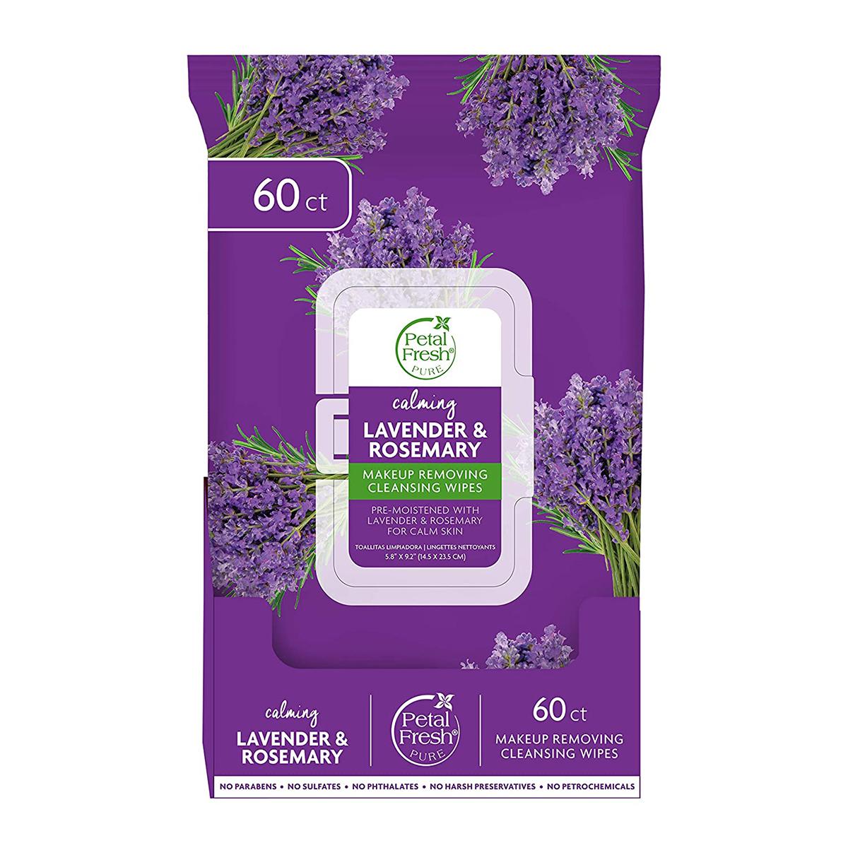 Petal Fresh Calming Lavender & Rosemary Makeup Removing Wipes