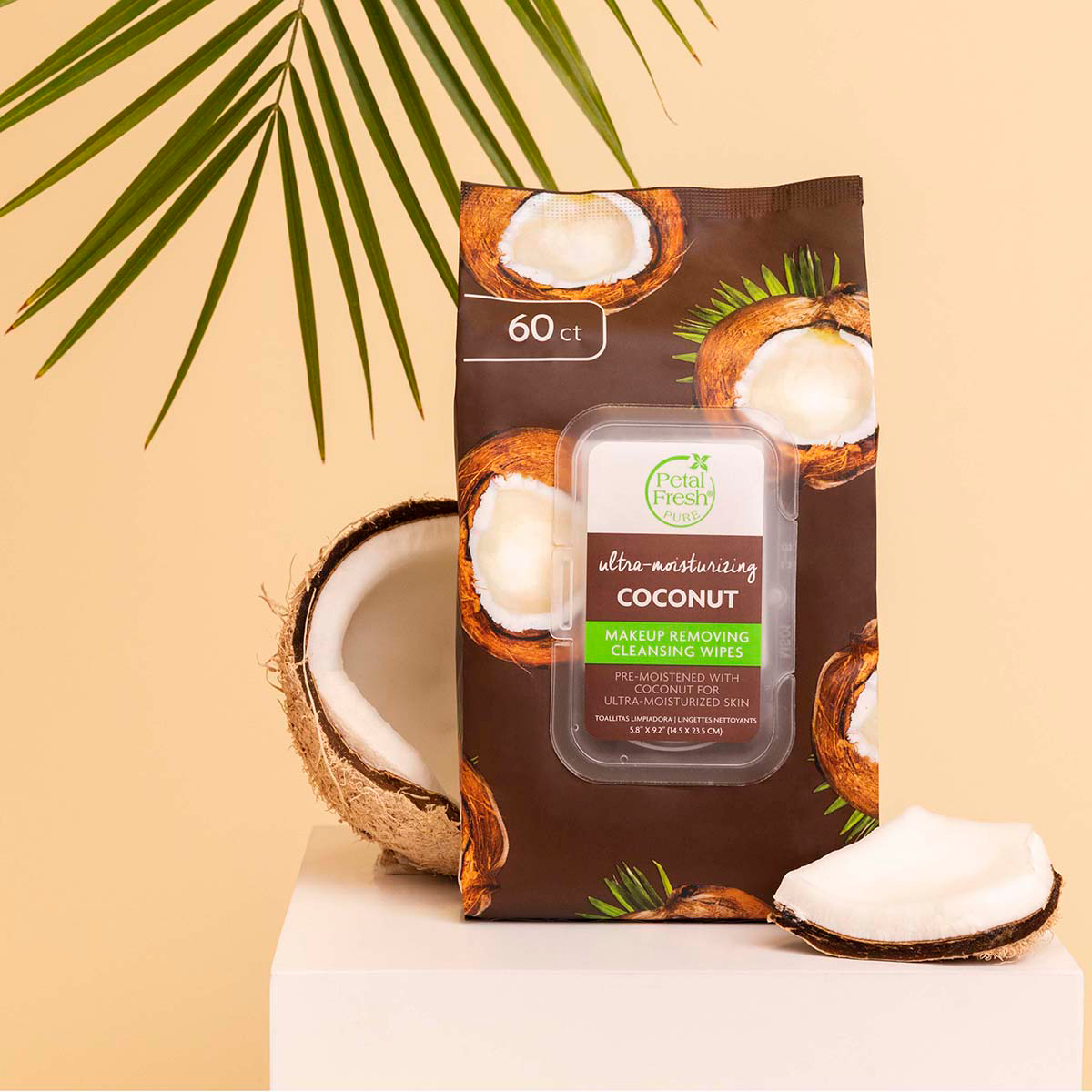 Petal Fresh Coconut Ultra-Moisturizing Coconut Makeup Wipes