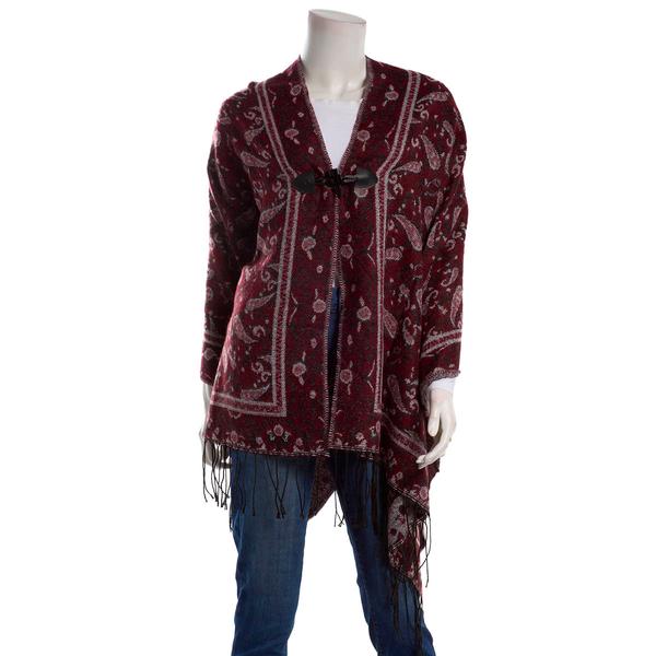 Womens Renshun Jacquard Cape