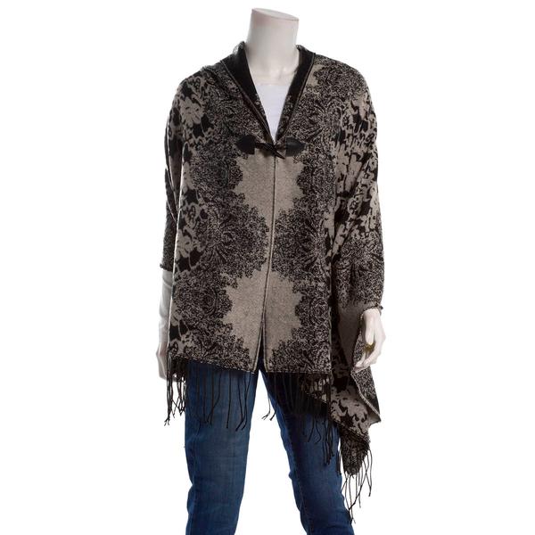 Womens Renshun Jacquard Cape
