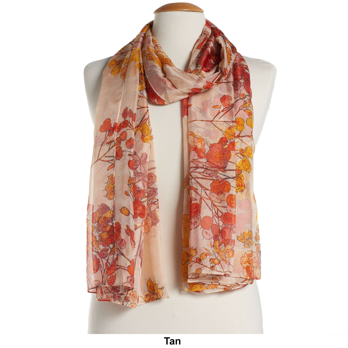 Womens Renshun Oversized Silk-Chiffon Oblong Scarf