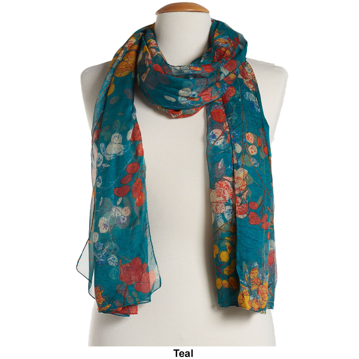 Womens Renshun Oversized Silk-Chiffon Oblong Scarf