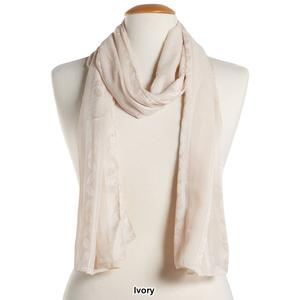 Womens Renshun Solid Leaf Pashmina Oblong Scarf alternate view