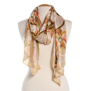 Womens Renshun Light Tan Status Oblong Scarf alternate view