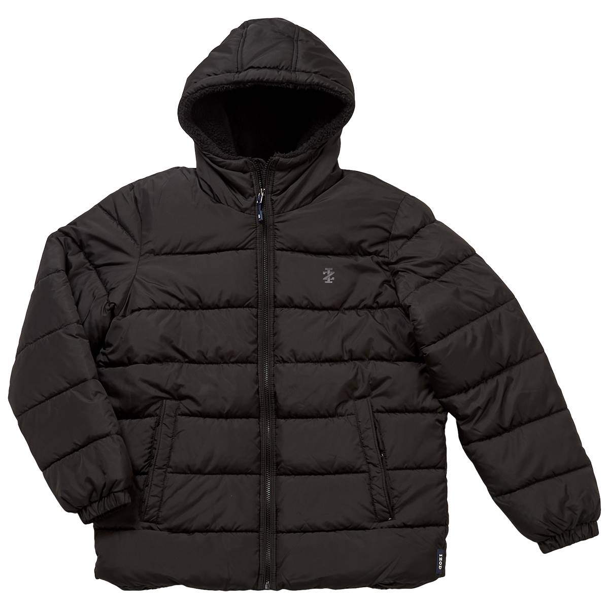 Mens IZOD(R) Sherpa Lined Puffer Coat