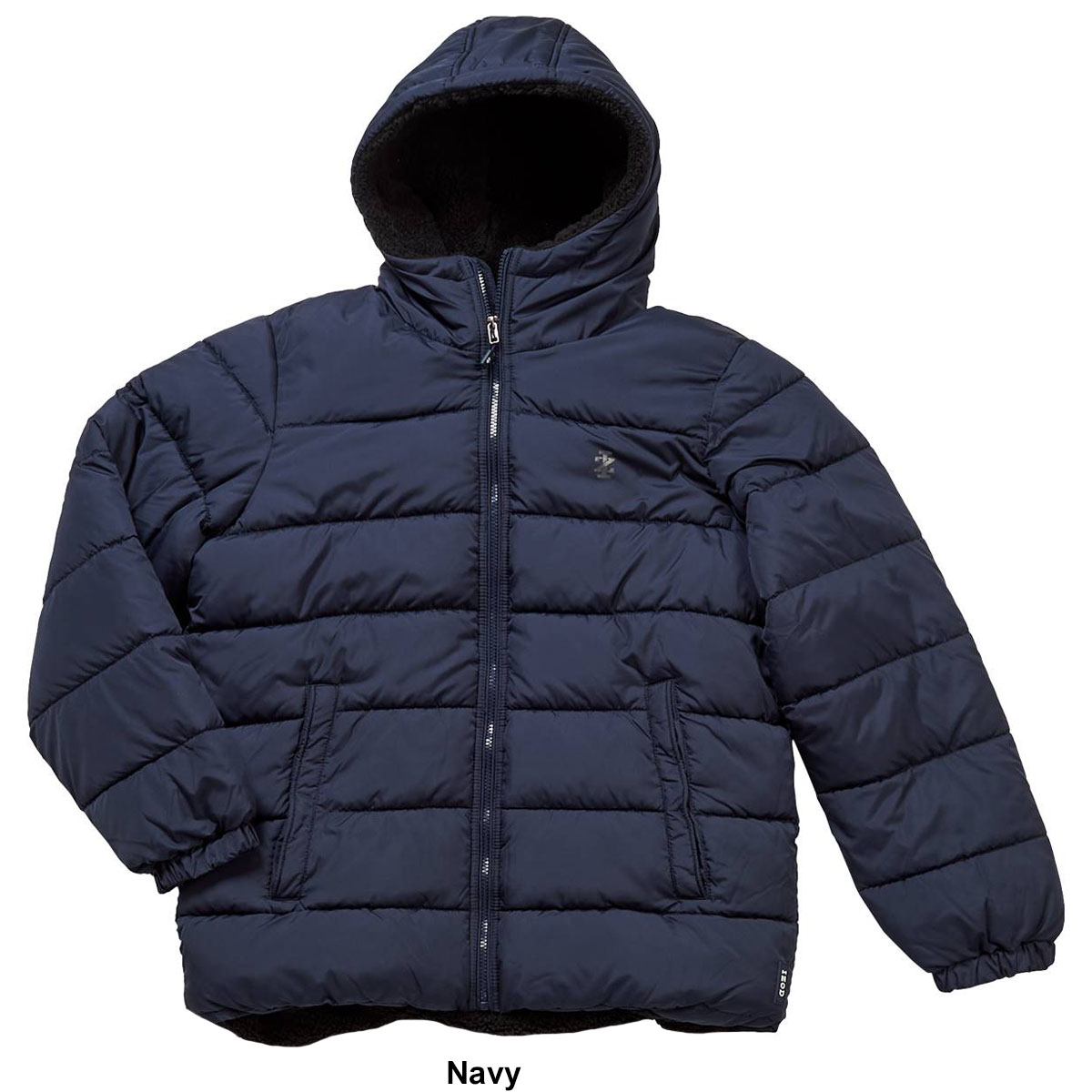 Mens IZOD(R) Sherpa Lined Puffer Coat