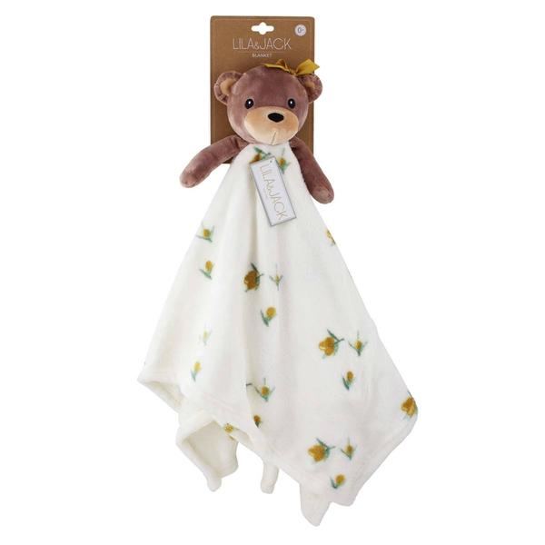 Lila & Jack Bear with Floral Lovey
