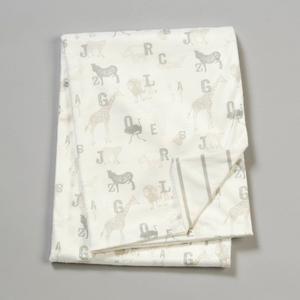 Badgley Mischka Alphabet Safari Mink Blanket