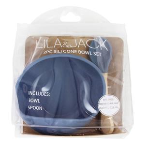 Baby Boy Lila & Jack 2pc. Bowl & Spoon Silicone Set alternate view