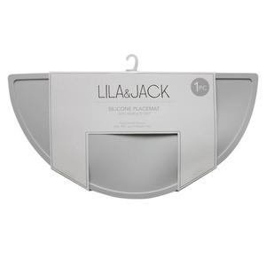 Baby Unisex Lila & Jack Half Moon Silicone Placemat alternate view