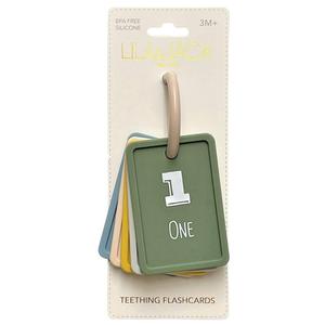 Baby Unisex Lila & Jack Silicone Number Teether Flashcards Ring