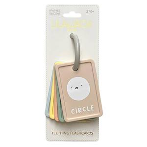 Baby Unisex Lila & Jack Shapes Silicone Teether Flashcards Ring