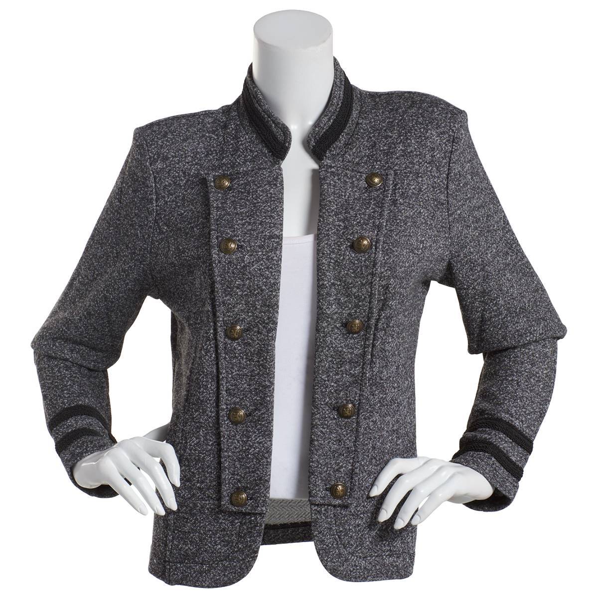 Womens Tommy Hilfiger Marled Band Jacket