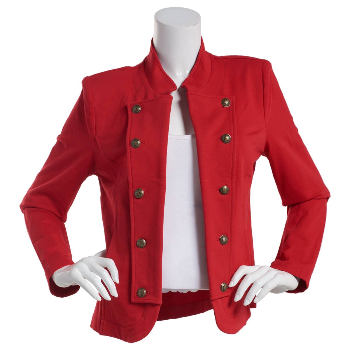 Womens Tommy Hilfiger Solid Band Jacket