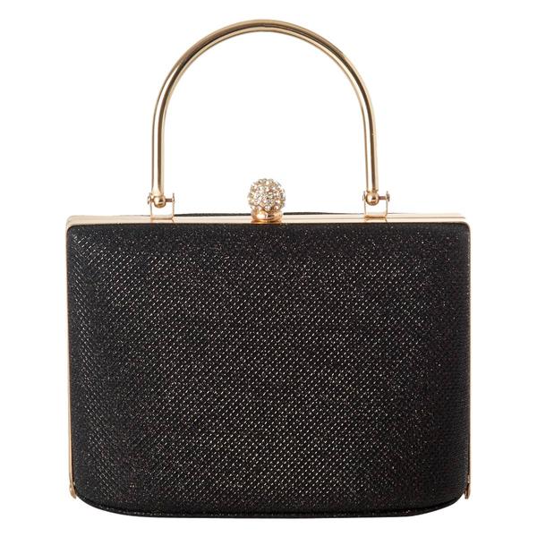 D'Margeaux Solid Evening Bag with Handle