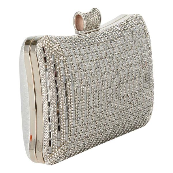 D'Margeaux Vertical Sparkle Clutch with Chain alternate view