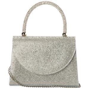 D'Margeaux Top Handle Rhinestones Glitter Evening Bag alternate view