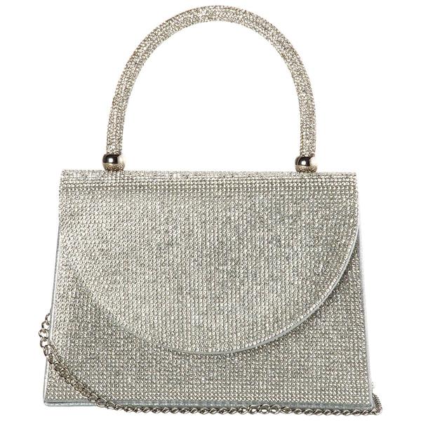 D'Margeaux Top Handle Rhinestones Glitter Evening Bag alternate view