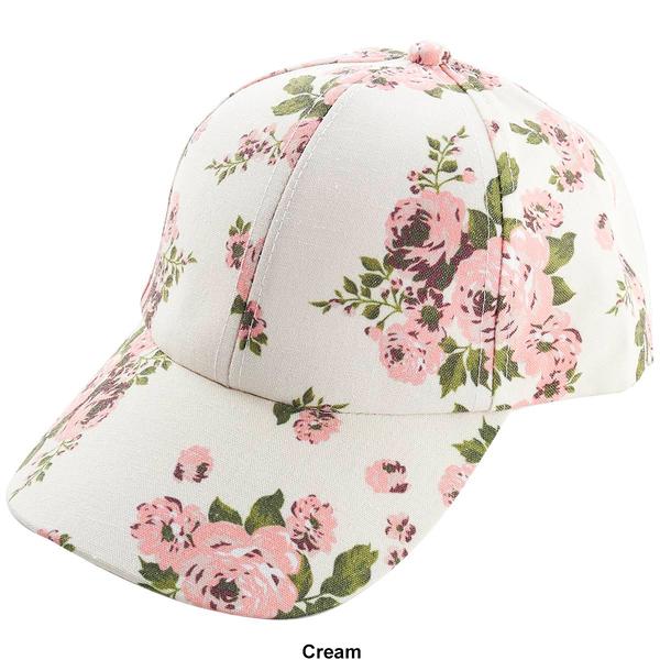 Womens Madd Hatter All Over Floral Baseball Cap alternate view