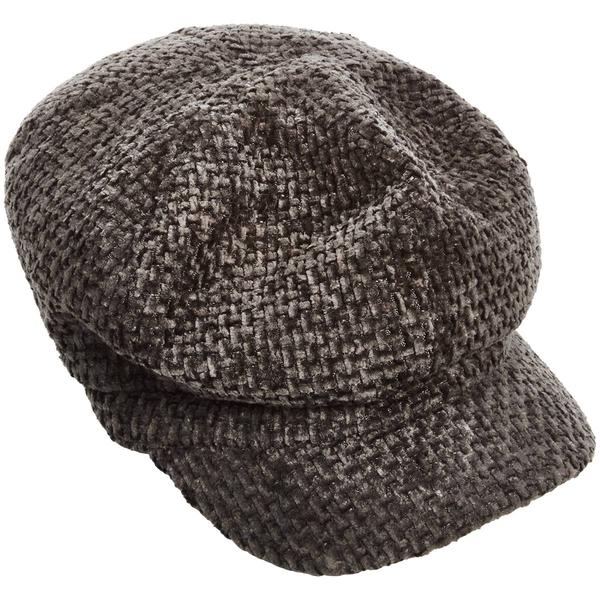 Womens Madd Hatter Chenille Newsboy Hat alternate view